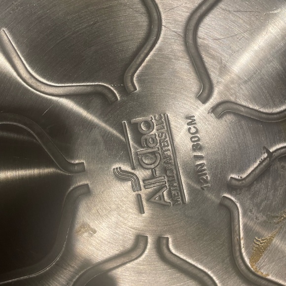 All Clad 12 inch frying pan. - Picture 2 of 3